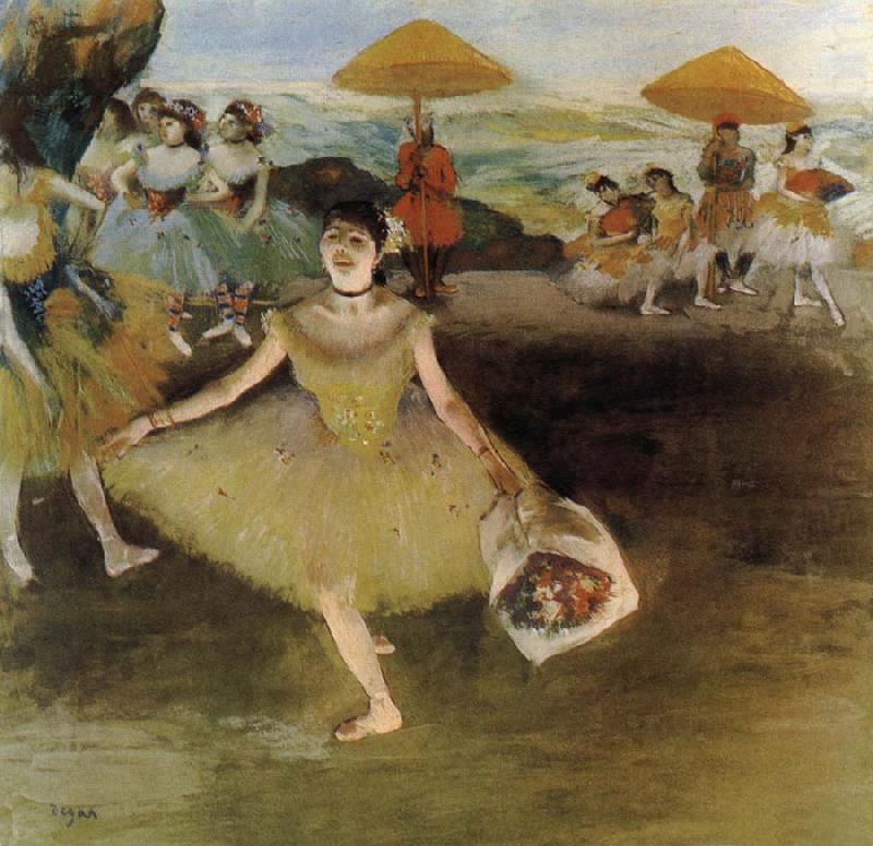 Edgar Degas Curtain call oil painting picture